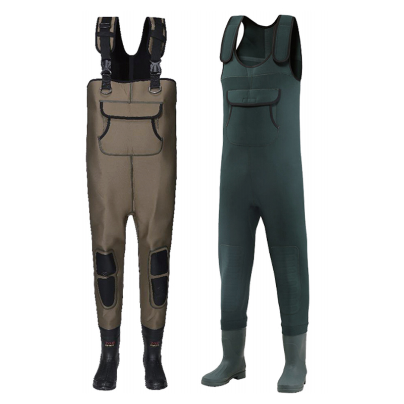 S-3XL Marrom/Cinza/Verde Waders de Neoprene