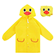 Capa de chuva infantil